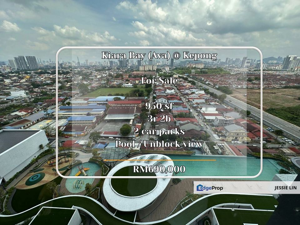 Kiara Bay (Ava) Condo For Sale Kepong Pool View 2 car parks, Kuala Lumpur, Kepong