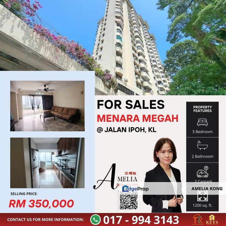 Spacious Unit With 2 Carpark , Kuala Lumpur, Jalan Ipoh