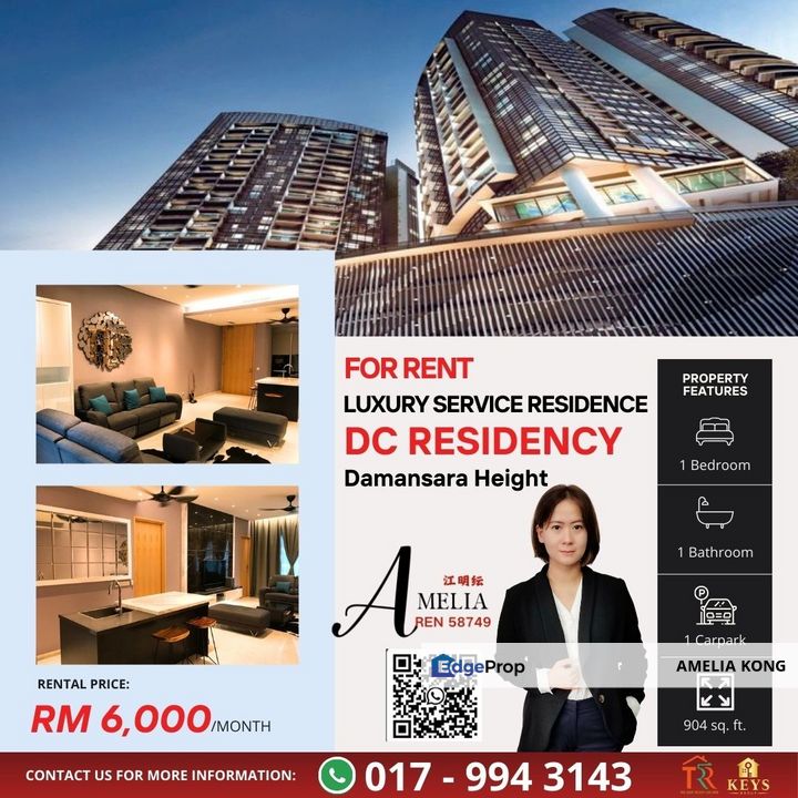 𝐋𝐮𝐱𝐮𝐫𝐲 𝐒𝐞𝐫𝐯𝐢𝐜𝐞 𝐀𝐩𝐚𝐫𝐭𝐦𝐞𝐧𝐭 𝐔𝐧𝐢𝐭 𝐅𝐨𝐫 𝐑𝐞𝐧𝐭!, Kuala Lumpur, Damansara Heights