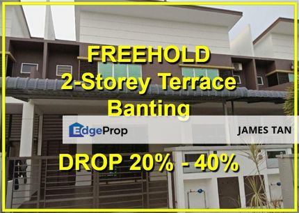 [BELOW MARKET 43K] FREEHOLD 2-Storey Terrace @ Taman Banting Baru, Banting, Selangor, Banting