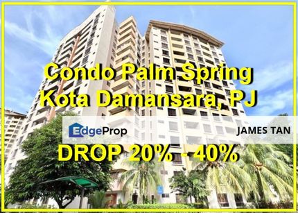  [BELOW MARKET 80K] Condominium Palm Spring, Kota Damansara Petaling Jaya, Selangor, Sunway Damansara