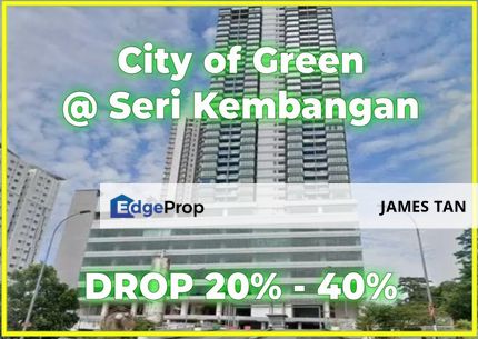 [BELOW MARKET 81K] FREEHOLD CONDO City of Green, Seri Kembangan, Selangor, Seri Kembangan