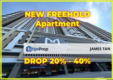 [BELOW MARKET 95K] FREEHOLD Apartment METRO CHERAS, Selangor, Cheras