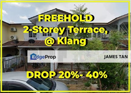  [BELOW MARKET 76K] FREEHOLD 2-Storey Terrace Taman Klang Utama, Klang, Selangor, Klang