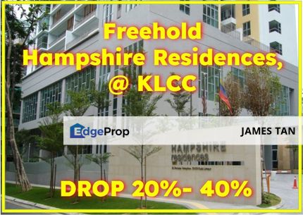 [ BELOW MARKET 180K ] FREEHOLD Hampshire Residences @KLCC Kuala Lumpur, Kuala Lumpur, KLCC