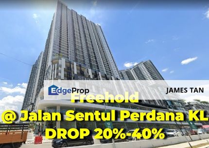 Below Market 60k Freehold Puncak Sentul @ Jalan Sentul Perdana KL , Kuala Lumpur, Sentul