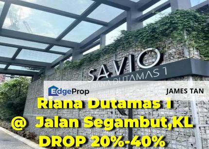  [BELOW MARKET 50K] Freehold Residensi Riana Dutamas 1 @ Jalan Segambut, Kuala Lumpur, Kuala Lumpur, Segambut