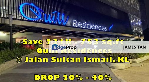 [BELOW MARKET 231K] Freehold Quill Residences @ KLCC Jln Sultan Ismail, Kuala Lumpur, Kuala Lumpur, KL City