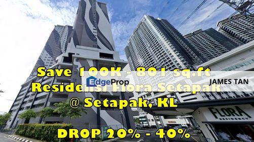Save 100k Residensi Flora Setapak @ Setapak Kuala Lumpur, Kuala Lumpur, Setapak