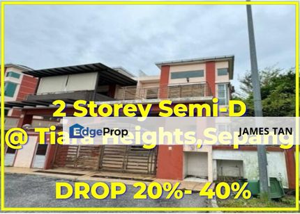  [ BELOW MARKET 156K ] FREEHOLD 2-Storey Semi D  @ Tiara Heights, Sepang, Selangor, Sepang