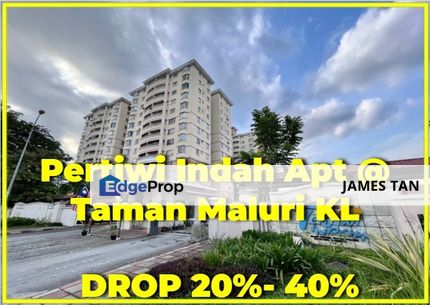  [BELOW MARKET 50K] Pertiwi Indah Apartment @ Taman Maluri KL, Kuala Lumpur, Kampung Pandan