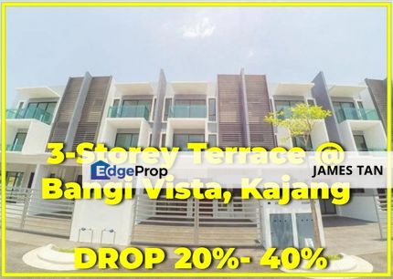 [BELOW MARKET 244K]  FREEHOLD 3 Storey Terrace @ Bangi Vista, Kajang, Selangor, Bangi