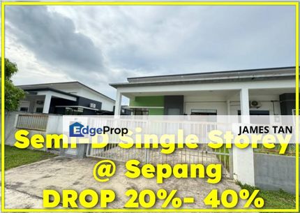  [BELOW MARKET 94K] Single Storey Semi-D @ Taman Dataran Abadi , Sepang, Selangor, Sepang