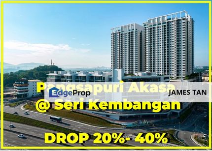  [BELOW MARKET 60K] FREEHOLD Pangsapuri Akasa @ Seri Kembangan, Selangor, Cheras South