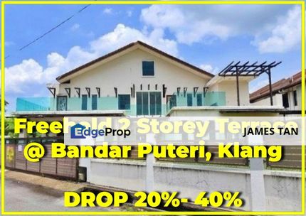  [BELOW MARKET 430K] FREEHOLD 2 Storey Terrace @ Bandar Puteri, Klang, Selangor, Klang