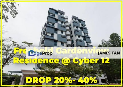  [BELOW MARKET 250K] FREEHOLD Gardenview Residence @ Cyber 12, Cyberjaya, Selangor, Cyberjaya
