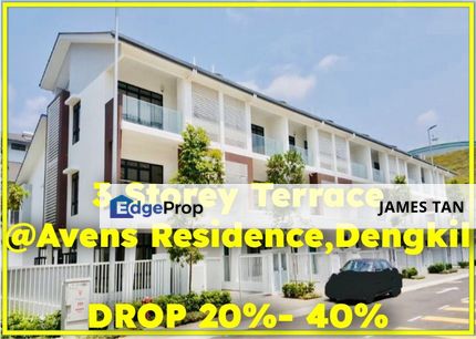 [BELOW MARKET 100K] FREEHOLD 3 Storey Terrace @ Avens Residence, Southville City, Dengkil, Selangor, Bangi