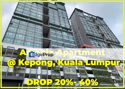 [BELOW MARKET 342K] Freehold  Block Baris @ Amanja, Kepong, Kuala Lumpur, Selangor, Kepong