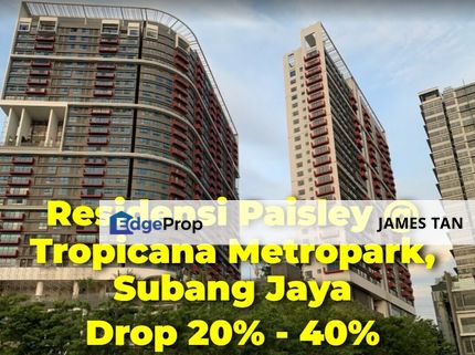 [BELOW MARKET 130K]Freehold Residensi Paisley @ Tropicana Metropark, Subang Jaya, Selangor, Subang Jaya