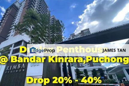 [BELOW MARKET 514K] Duplex Penthouse Freehold Rimba Residen @ Bandar Kinrara, Puchong, Selangor, Bandar Kinrara Puchong