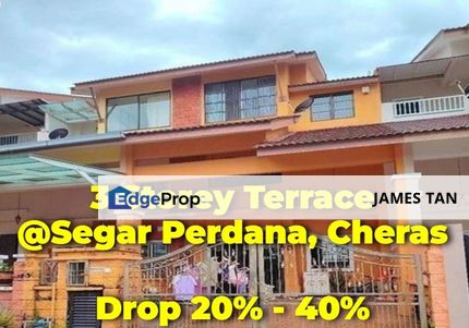[BELOW MARKET 176K] 3 Storey Terrace @ Taman Segar Perdana, Cheras, Selangor, Cheras