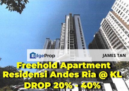 Save 231k Freehold Apartment Residensi Andes Ria @ Kuala Lumpur, Kuala Lumpur, Bukit Jalil