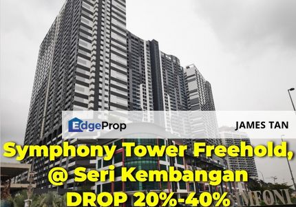 [BELOW MARKET 80K] Freehold Symphony Tower, Jalan Simfoni 2, Balakong @ Seri Kembangan, Selangor, Seri Kembangan