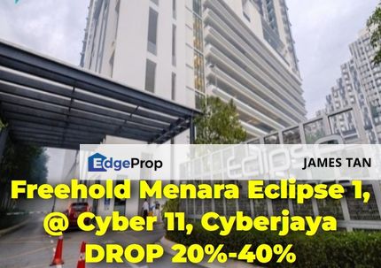 Save 40k Freehold Apartment @ Menara Eclipse 1, Cyber 11, Cyberjaya , Selangor, Cyberjaya
