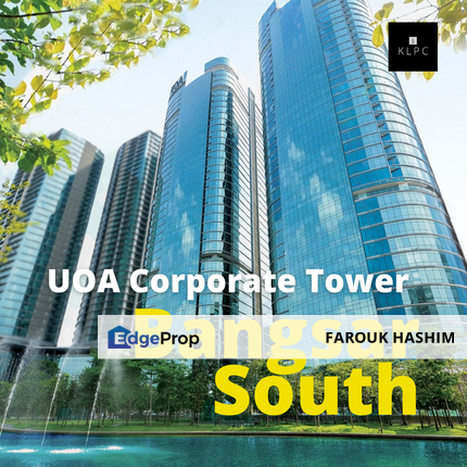 UOA Corporate Tower Bangsar South Grade A Green MSC Certified, Kuala Lumpur, Bangsar South