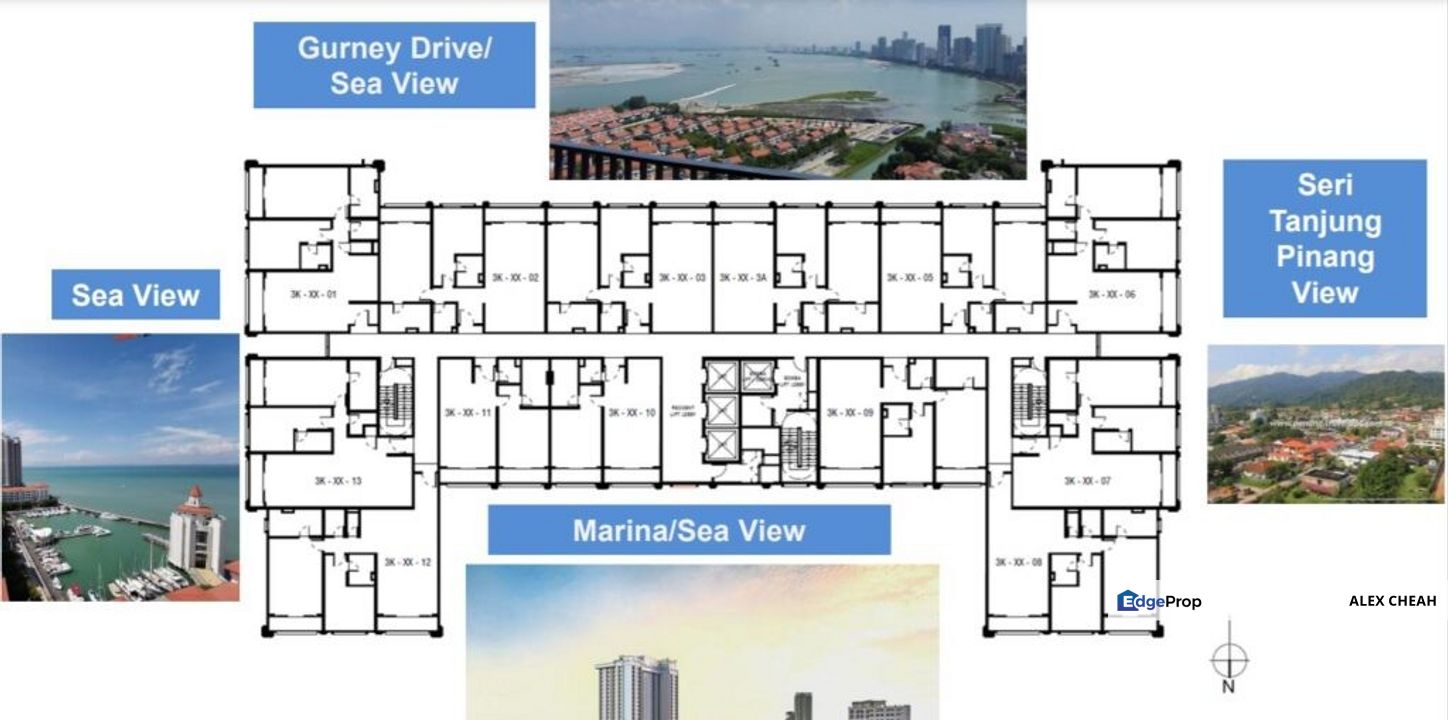 Straits Quay Limited Seaview unit , Penang, Tanjung Tokong