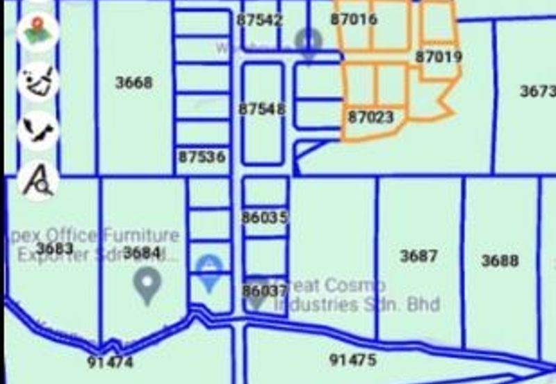 Freehold Industrial Land For Sale @ Kuang, Rawang 
