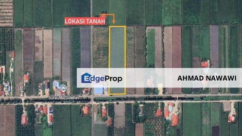 PASIR PANJANG SEKINCHAN, 2.5 Ekar Tanah Sawah For Sale, Selangor, Sekinchan