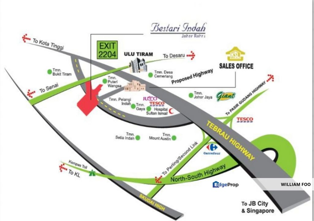 Lily 5 @ Bestari Indah New Unit 4 Beds 4 Bath Sale, Johor, Ulu Tiram