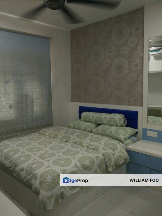 Tebrau City Residence @ Tebrau Near Aeon Tebrau 2 Beds 2 Baths Fully Furnished For Rent, Johor, Johor Bahru