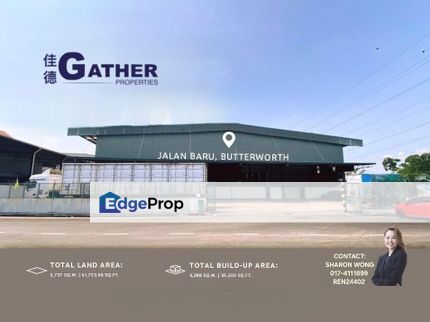 Commercial Warehouse @ Jalan Baru, Perai For Sale , Penang, Seberang Perai