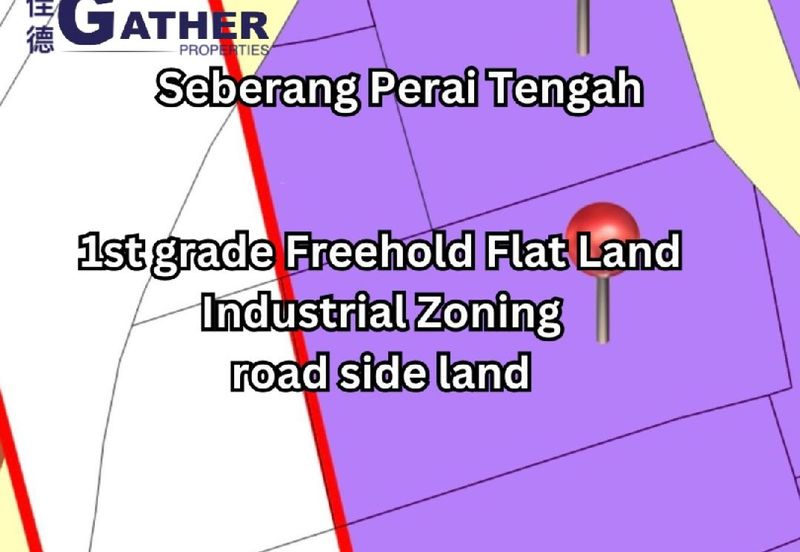 Seberang Perai Tengah freehold Industrial land For Sale