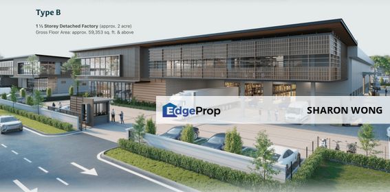 Seberang Perai Industrial Park 1.5 Storey Detached Factory For Sale, Penang, Prai