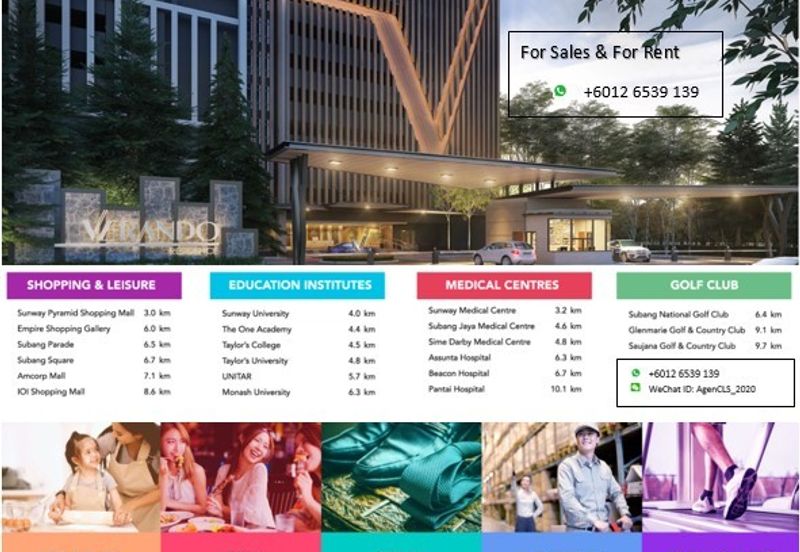 Brand New! Rooms Fully Furnished for rent, Ready Move-in, Verando Residence PJ South, Petaling Jaya Selangor