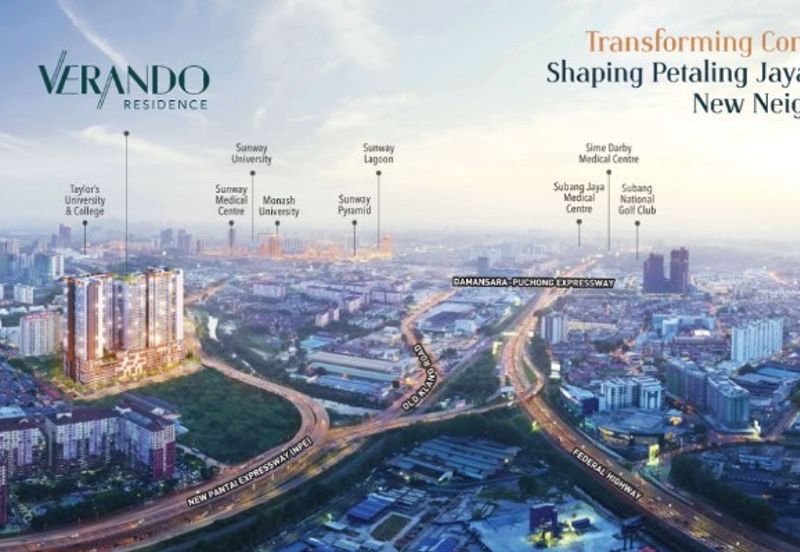 Fully furnished unit @ Verando Residence, near Bandar Sunway, PJS, Selangor