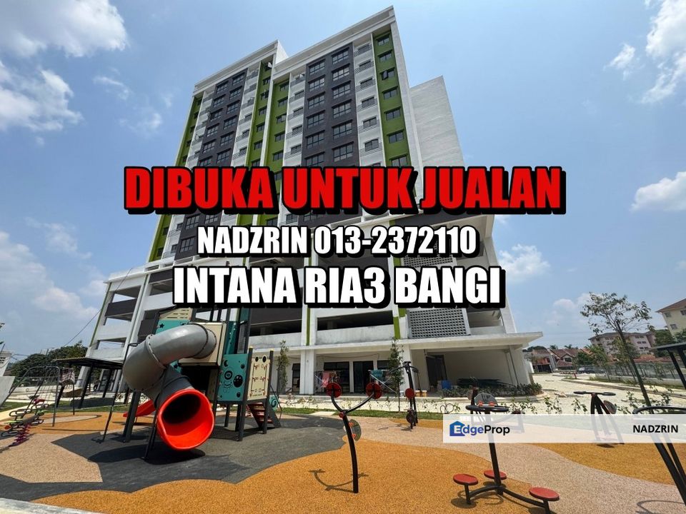 Condo Baru Murah Intana Ria 3 Seksyen 7 Bandar Baru Bangi Residensi Dah Nak Siap, Selangor, Bangi