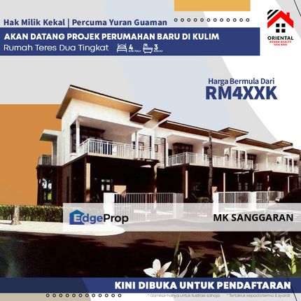 Rumah Teres Dua Tingkat di Kulim, Kedah, Kulim