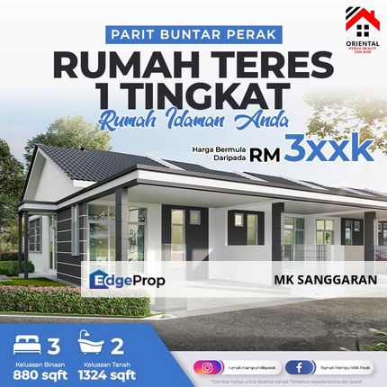 Rumah Teres Setingkat di Parit Buntar, Perak, Parit Buntar