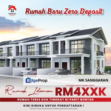 Rumah Teres 2 Tingkat di Parit Buntar, Perak, Perak, Parit Buntar