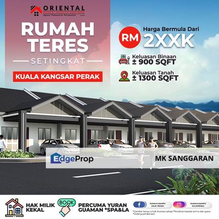 Rumah Teres 1 Tingkat (Type A1) di Kuala Kangsar, Perak, Perak, Kuala Kangsar