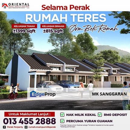 Rumah Teres Setingkat di Selama, Perak, Perak, Selama