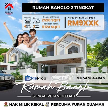 Rumah Banglo 2 Tingkat, Sungai Petani kedah, Kedah, Sungai Petani