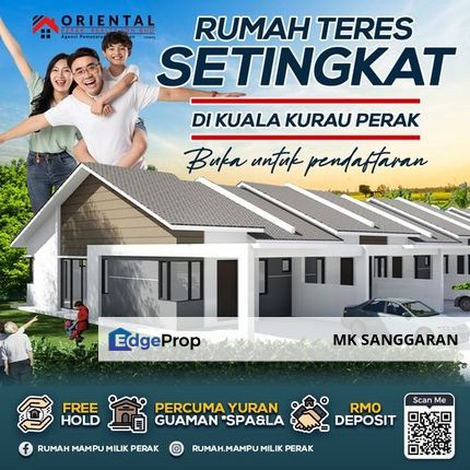 Rumah Teres Setingkat di Kuala Kurau Perak, Perak, Kuala Kurau