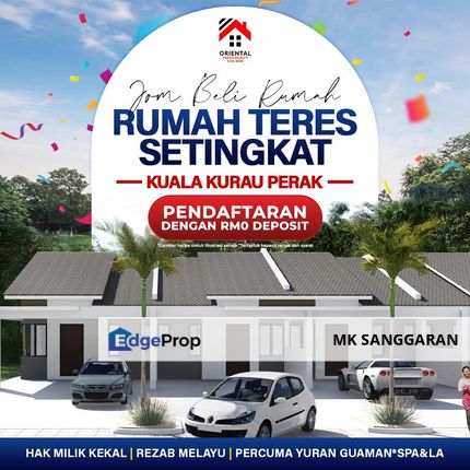 Rumah Teres Setingkat di Kuala Kurau, Perak, Perak, Kuala Kurau