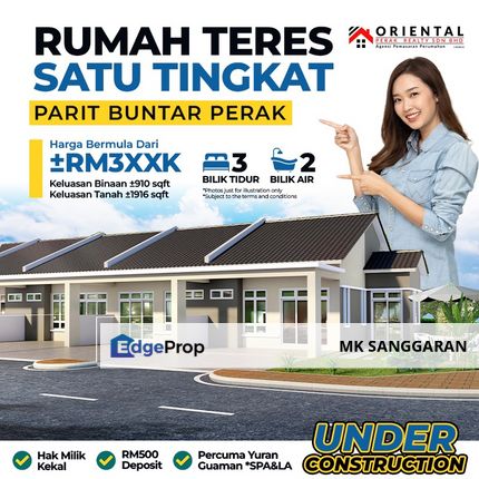 Rumah Teres Setingkat di Parit Buntar, Perak, Parit Buntar