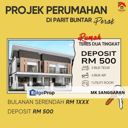 Rumah Teres 2 Tingkat di Parit Buntar, Perak, Perak, Parit Buntar